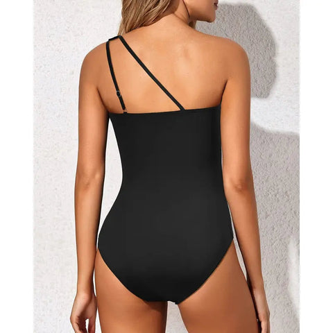 One Shoulder One Piece Swimsuit