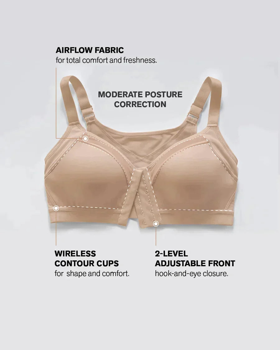 Woobilly®-Comfort Posture Corrector Bra with Contour Cups Bra (BUY 1 GET 2 FREE)-BLACK