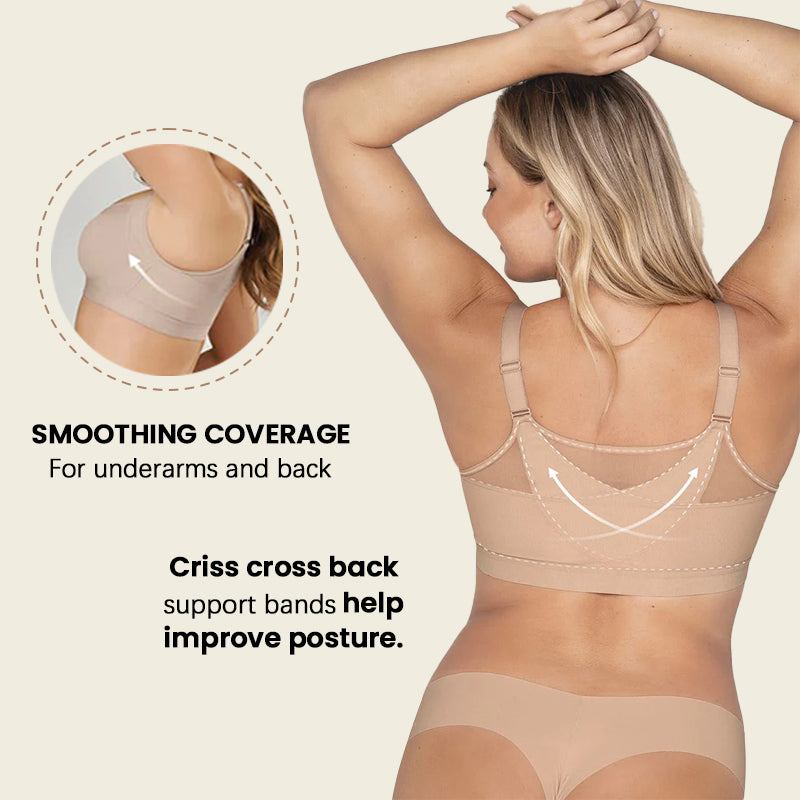 Woobilly®-Comfort Posture Corrector Bra with Contour Cups Bra (BUY 1 GET 2 FREE)-BEIGE+White+Black