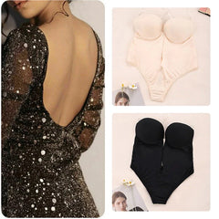 INVISIBLE BACKLESS BODYSUIT-Black（BUY 1 GET 1 FREE）