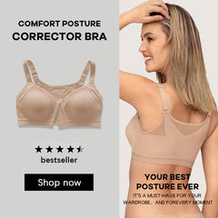 Woobilly®-Comfort Posture Corrector Bra with Contour Cups Bra (BUY 1 GET 2 FREE)-BEIGE