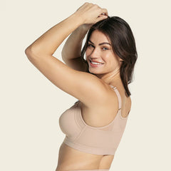 Woobilly®-Comfort Posture Corrector Bra with Contour Cups Bra (BUY 1 GET 2 FREE)-BEIGE+White+Black