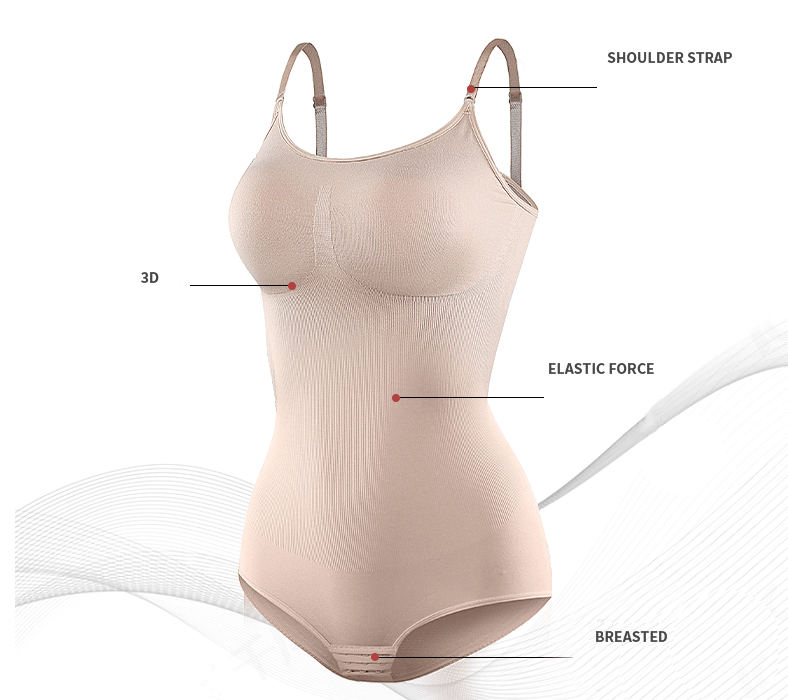 Lightweight Adjustable Straps Body Shaper Tummy Control - Shapers